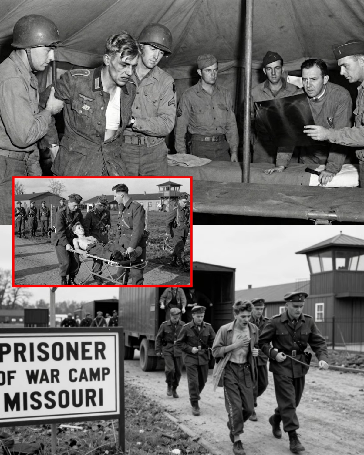 A 18-Year-Old German POW Boy Arrived At U.S Camp With Punctured Lung – Medical Exam SHOCKED Everyone