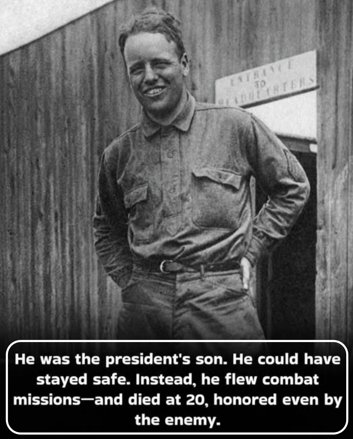 The President’s Son Who Chose Death Over Safety at 20 – Even His Enemies Saluted Him