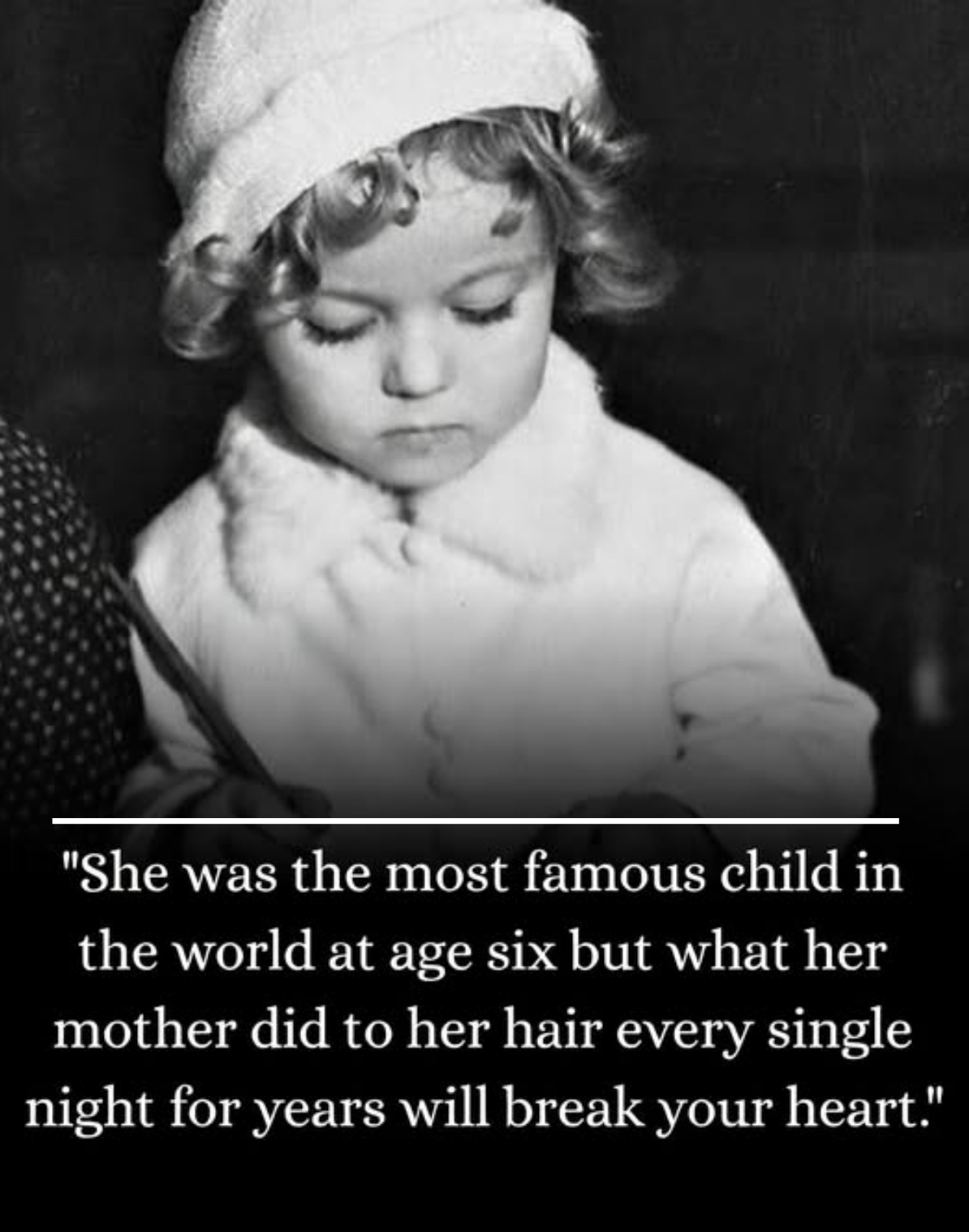 “The 6‑Year‑Old Superstar Whose Mom Tortured Her Hair Every Night — The Secret Behind Shirley Temple’s Curls”
