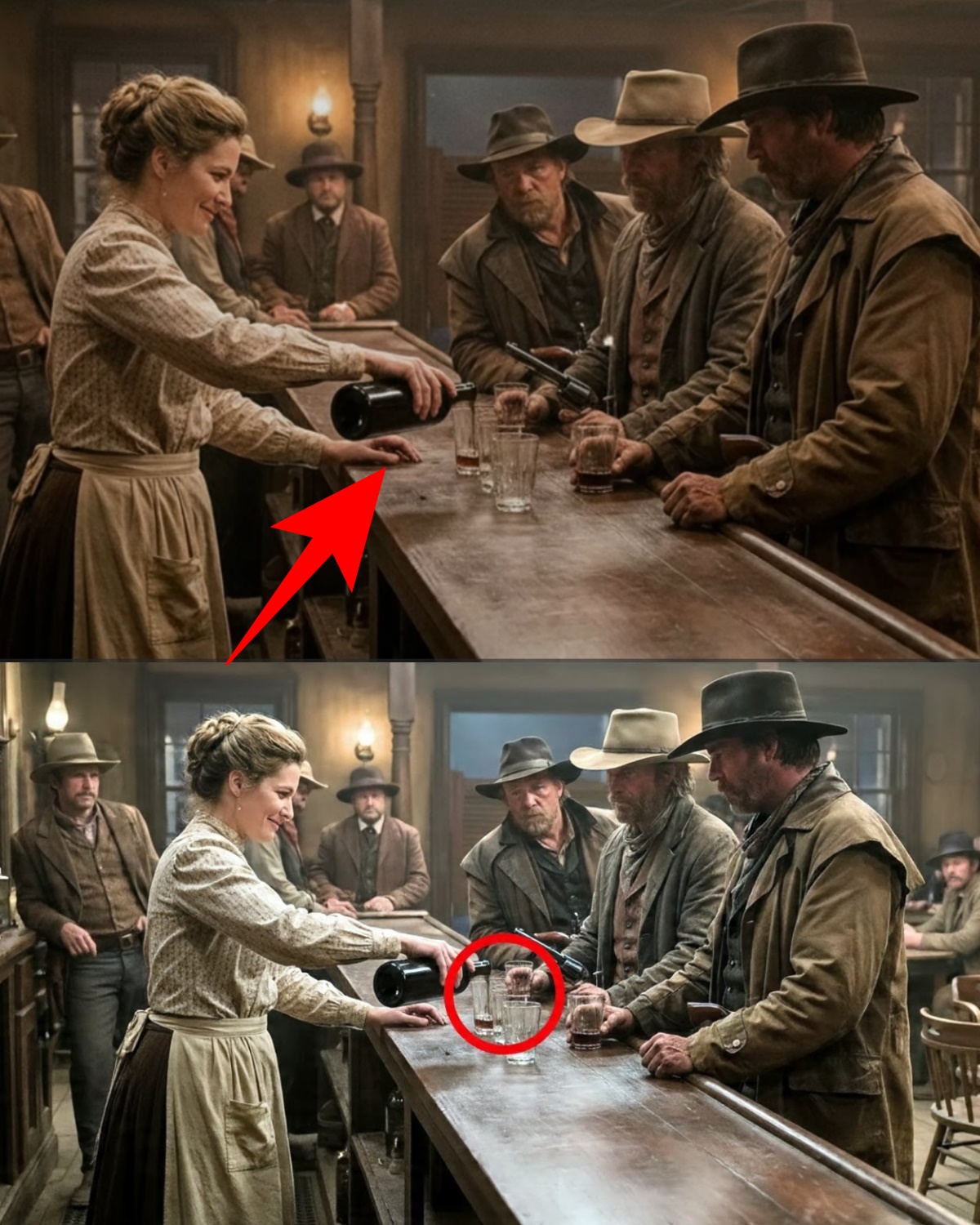 Bandits Demanded Free Whiskey…She Poured a Special Bottle ‘Drink Up It’s on the House for Dead Men