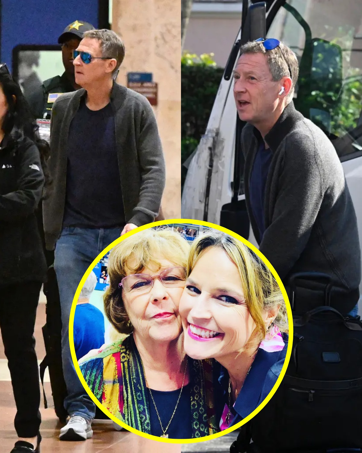 Spotted at Last: Savannah Guthrie’s Husband Escorted Through Airport With Kids as Nancy Search Intensifies