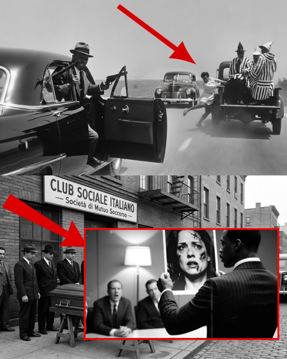 KKK Dragged Bumpy Johnson’s Wife 120 KM on the Highway — 2 Days Later, 12 Bodies Were Found Hanging