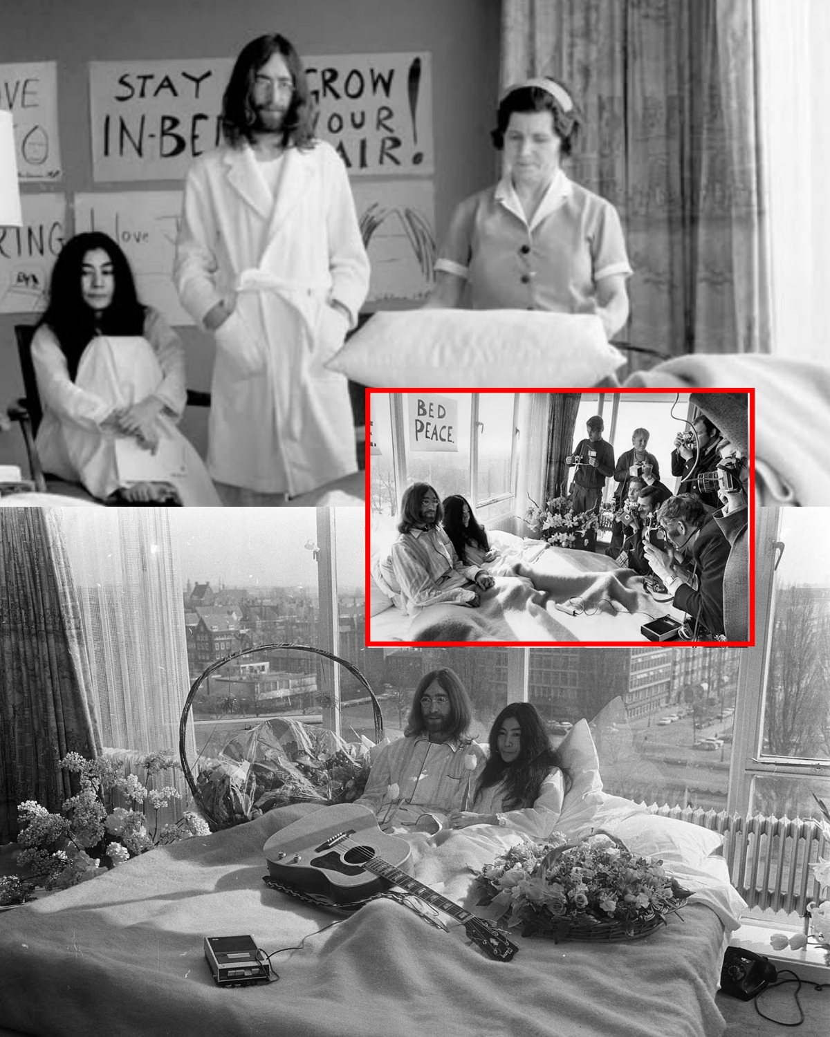 Honeymoon Revolution: Inside John & Yoko’s Shocking “Bed-In for Peace”