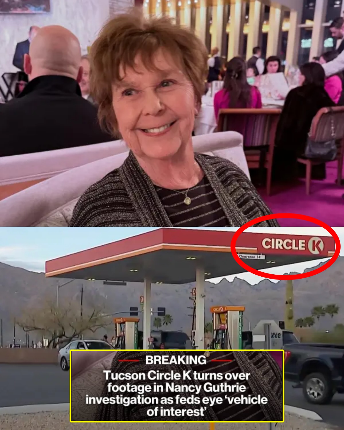Circle K Footage Sparks New Lead in Nancy Guthrie Case: “Vehicle of Interest” Caught on Camera?