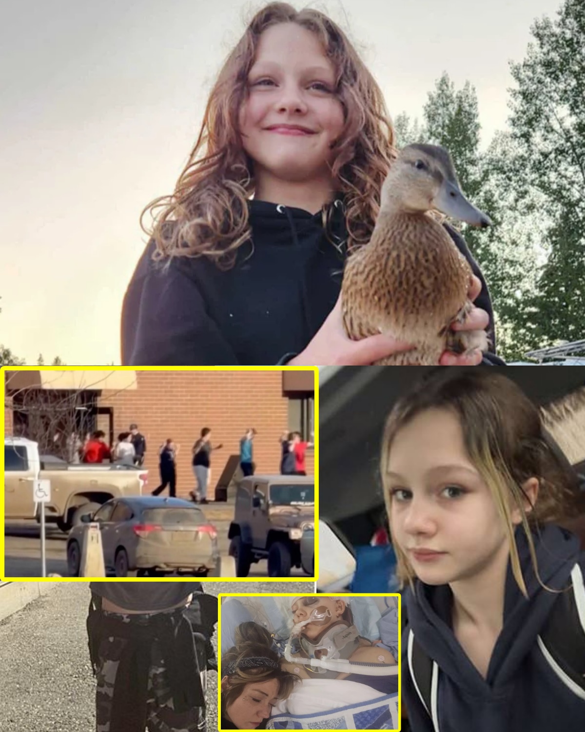 “My Daughter Is Fighting for Her Life”: 12-Year-Old Shot in Head and Neck in Canada School Massacre